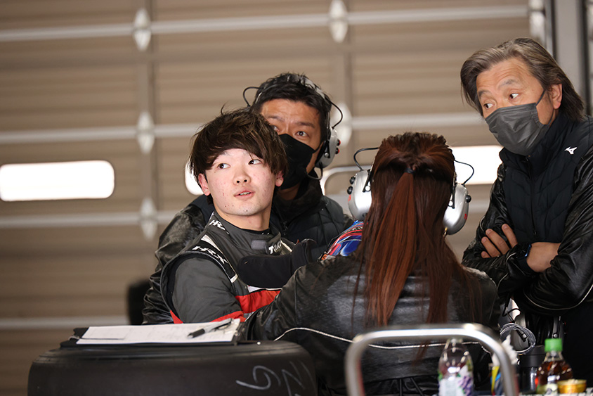 古谷 悠河選手 鈴鹿テストにて