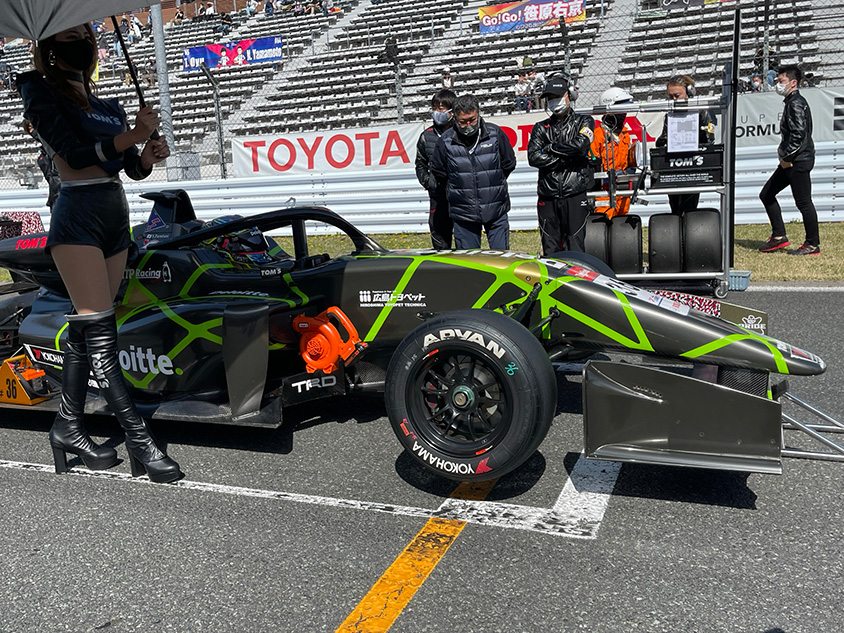 36号車Deloitte. HTP TOM’S 320 富士スピードウェイにて