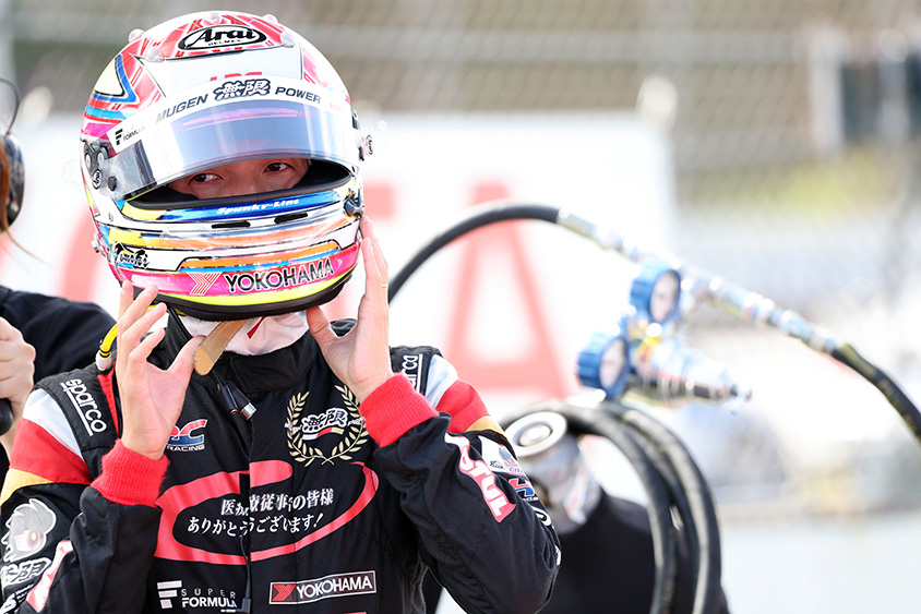 第7戦で3位、第8戦で4位となった野尻智紀選手/ TEAM MUGEN