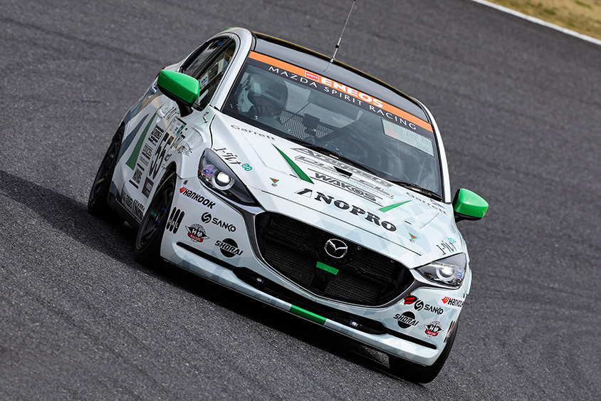 スーパー耐久シリーズ2022　第1戦鈴鹿5時間耐久レース 55号車　MAZDA SPIRIT RACING MAZDA2 Bio concept