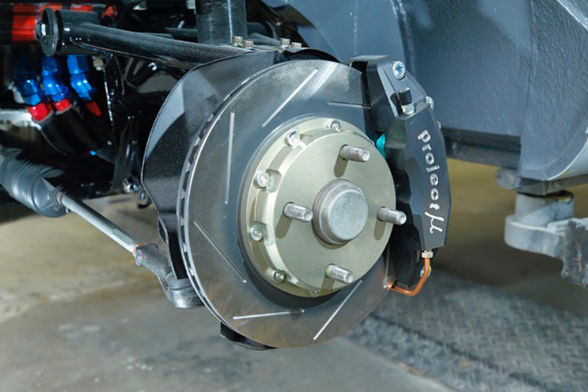 トヨタスポーツ800通称ノブハチ プロジェクトμのブレーキ