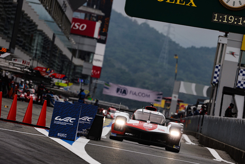 WEC第5戦富士6時間耐久レース　平川亮選手8号車　初めてのホームレースで緊張気味に見えた