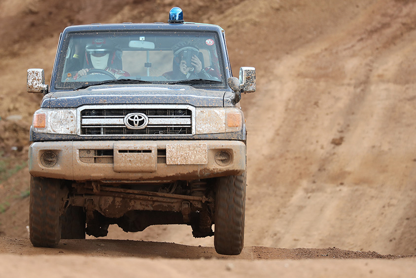 ナナマルでもタイヤを浮かしたほうが乗り心地よく軽快に走れるときもある