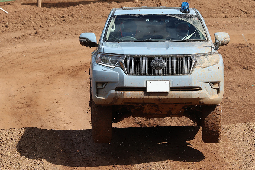 フォーミュラマシンなどサーキットがメインステージの藤田孝博選手も飛ぶ