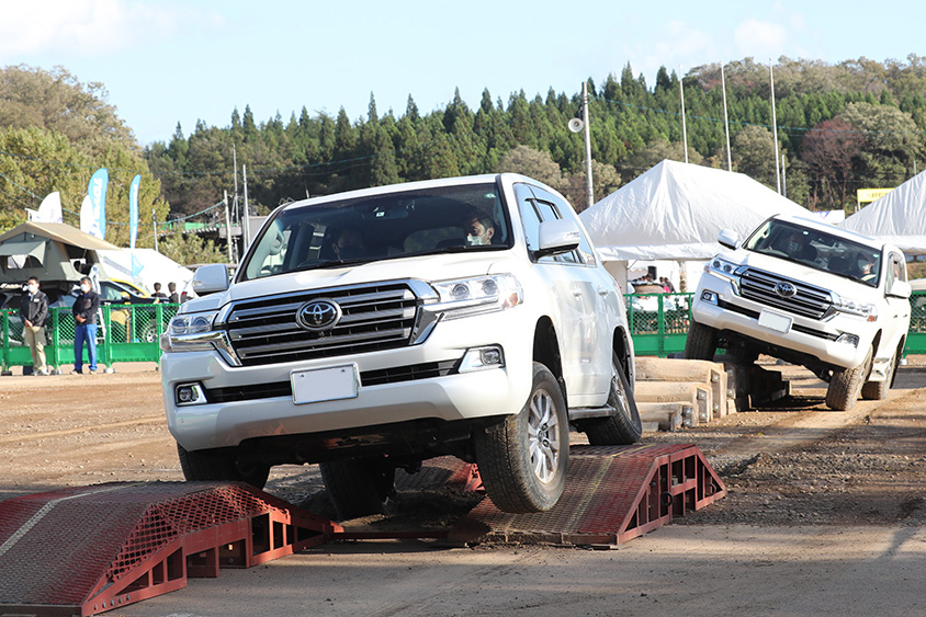 さなげアドベンチャーフィールド協力のもと、手軽に機能体感ができるコーナーも