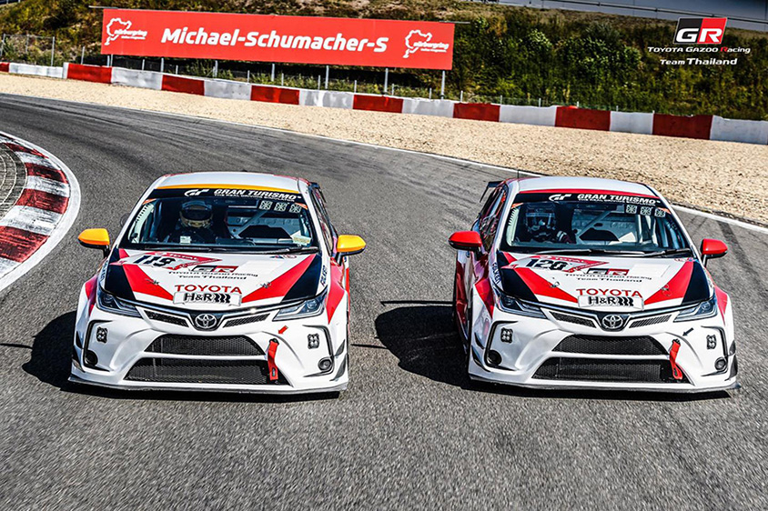 今年のニュル24時間にはタイ生産のトヨタ・カローラ　アルティスの2台体制で参戦