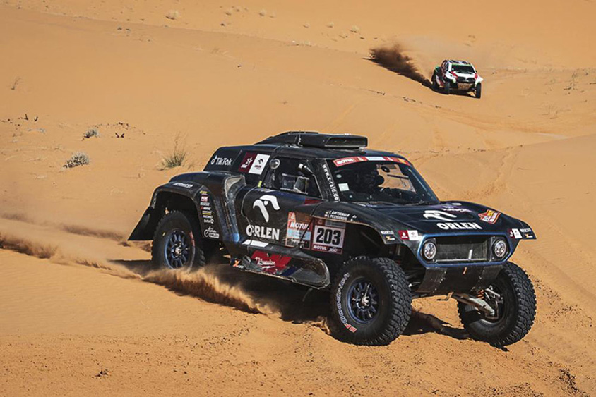 MINIの最上位は、昨年総合優勝したJOHN COOPER WORKS BUGGYで総合6位。Photo:A.S.O./C.Lopez