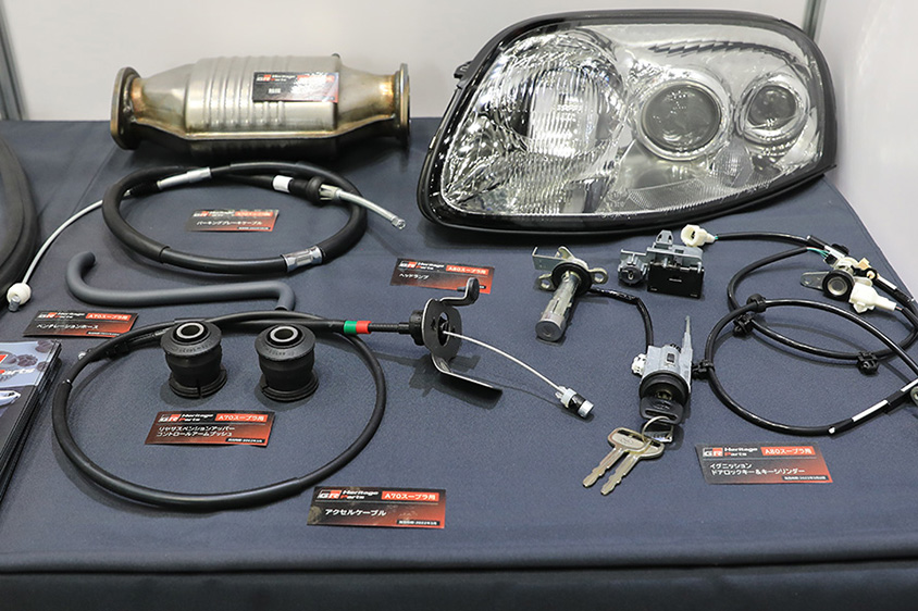 第19回国際オートアフターマーケットEXPO 2022 スープラ（A70、A80）のパーツ