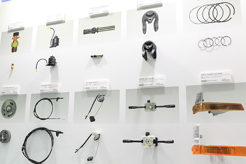 第19回国際オートアフターマーケットEXPO 2022 アクティトラックのパーツ