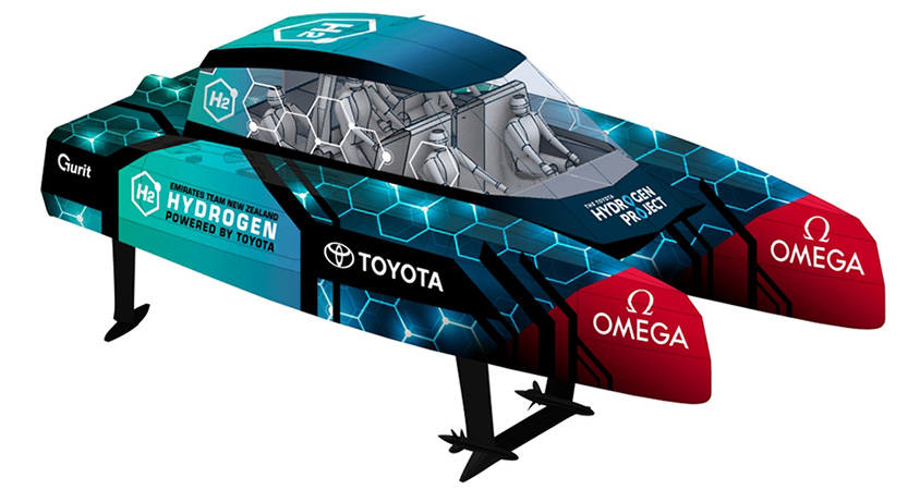 エミレーツ・チームニュージーランド チェイスボート