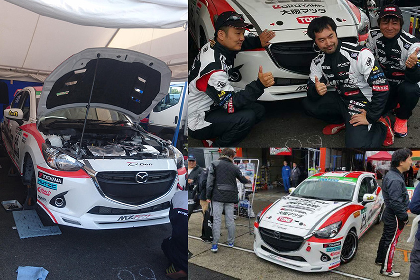 2016年にスーパー耐久にマツダ・デミオで参戦