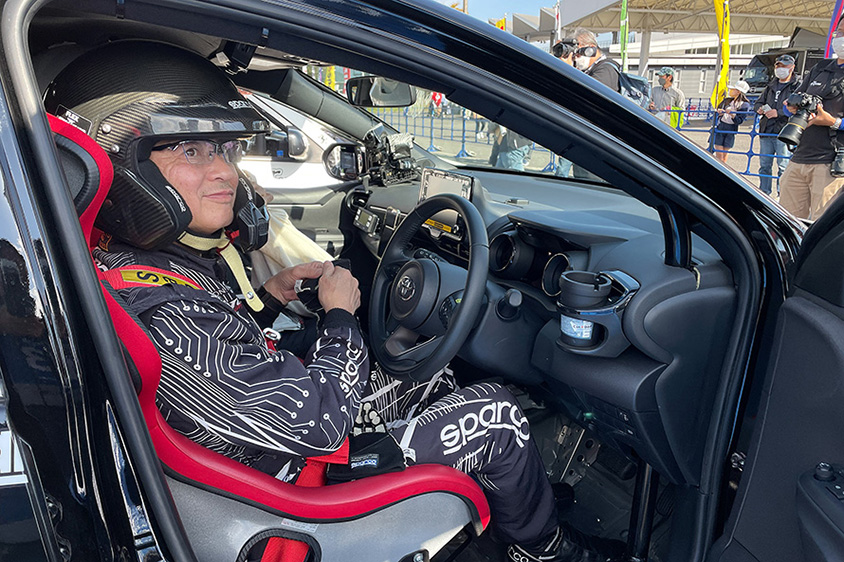 TGRラリーチャレンジ 富士山おやま 哀川翔選手と清水宏保選手が激闘