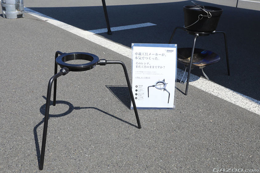 TOMOEのレンチを活用した五徳