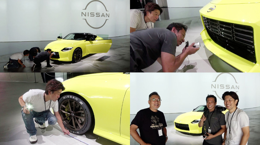 「排気管取り回しは……」「サスペンション形状も……」　YouTubeの収録では、大の大人ふたりが、終始この調子ですよ（笑）。でもそれだけ、僕たち3人はZに対する思い入れが深いんです。ちなみに大井さんはスーパー耐久をZ33で闘って、チャンピオンも獲得しているんですよ。 「クルマで遊ぼう! 大井貴之のSports Driving Labo.」より