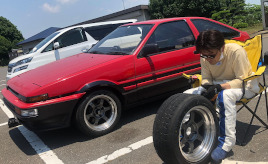 『クルマは最高のトモダチ』赤パン86で自己ベスト！そのタイヤの実力は!?ライフは!?…山田弘樹連載コラム