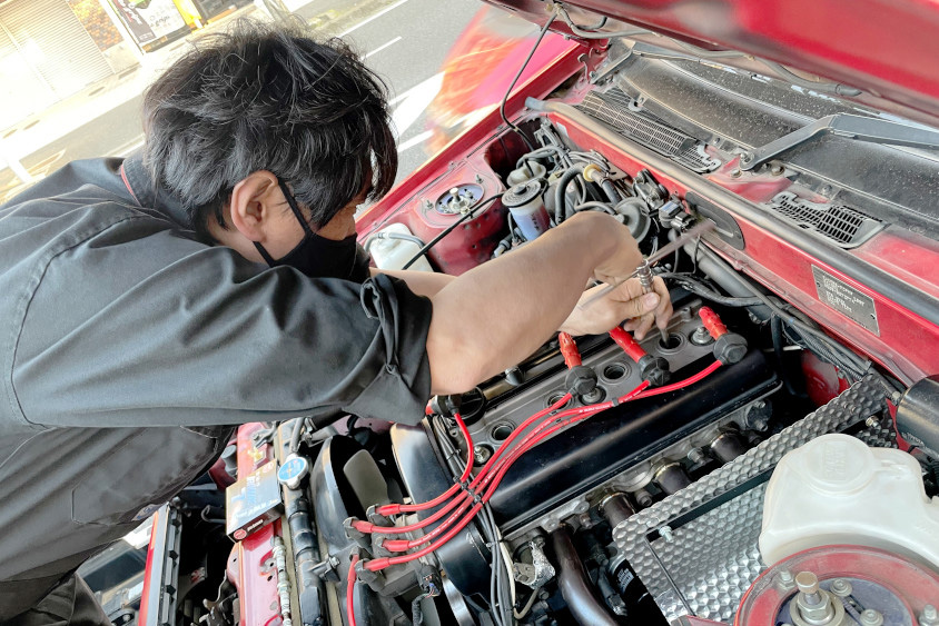 山田弘樹のAE86のスパークプラグ交換