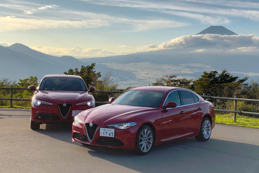 アルファロメオのジュリアとステルヴィオ