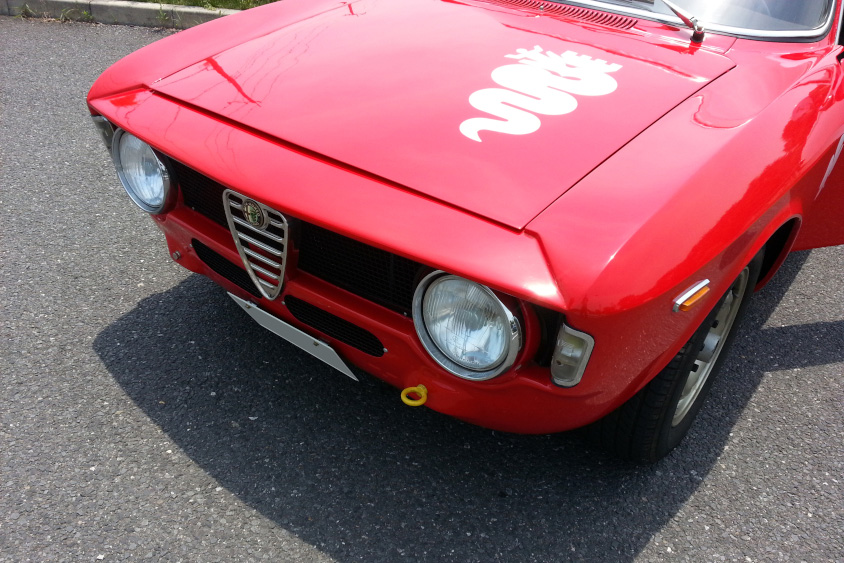 アルファロメオ GT1300Jr.のフロント