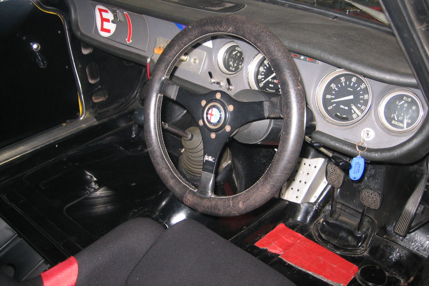 アルファロメオ GT1300Jr.コルサのコクピット