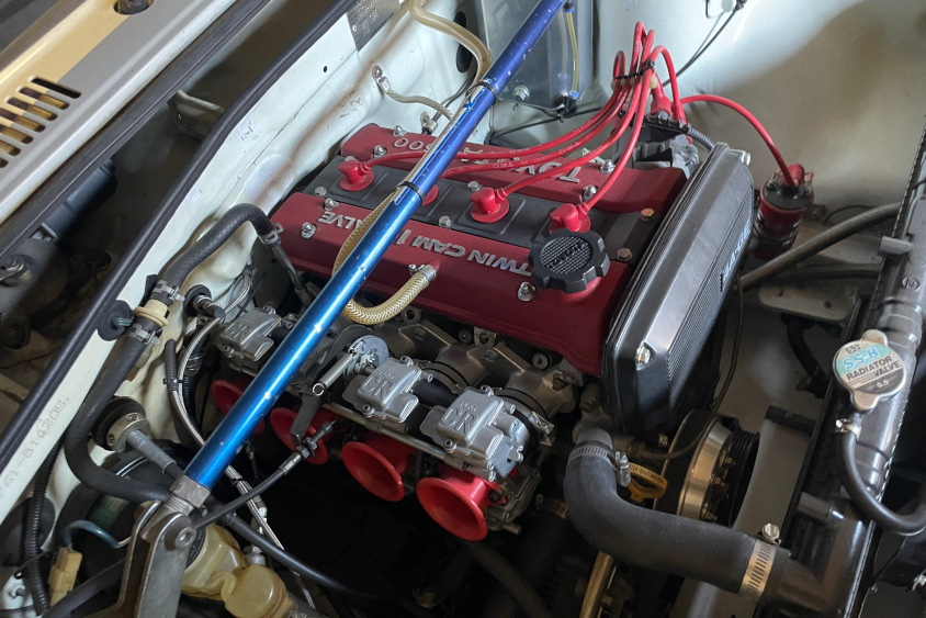 トヨタ・スターレット（KP61）に積まれる4A-G