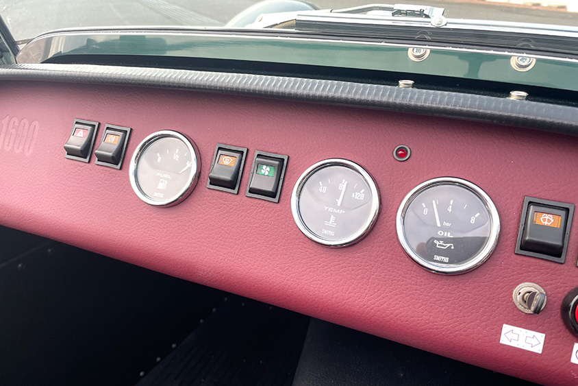 ケータハム・ス―パーセブンのダッシュボード