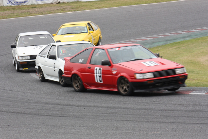 グループA＋のハチロクのコーナリング