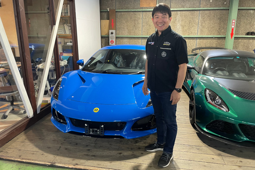 英国車の専門店ウイザムカーズの代表の篠原さん