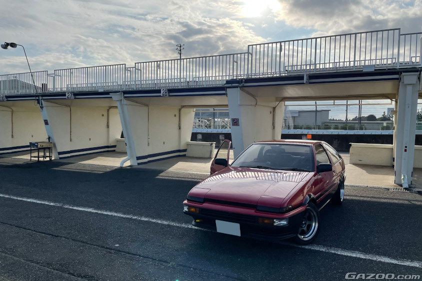 トヨタ・スプラインタートレノと筑波サーキット