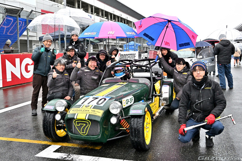 ウィザムカーズのK4GP参戦車両ケータハムスーパーセヴン170