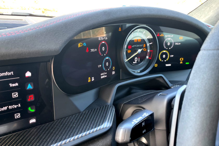 ポルシェ 911 GT3 RSのメーター