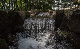 清らかな水が湧く涼スポット！三分一湧水へドライブ　山梨県北杜市