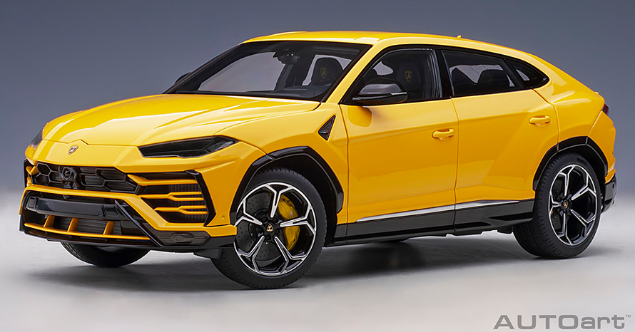 1/18スケールのミニカー 「ランボルギーニ ウルス」（A100-47323