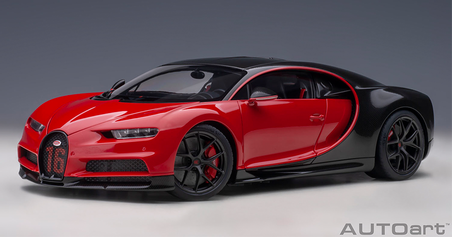 1/18スケールのミニカー 「ブガッティ シロン スポーツ 2019」（A100