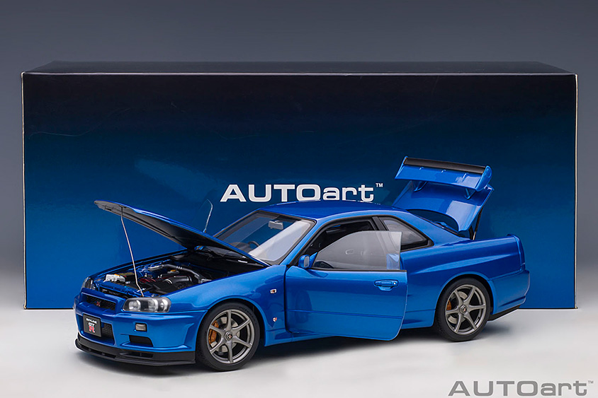 ミニカー】人に翼を。今なお絶大な人気を誇る日産スカイラインGT-R R34 