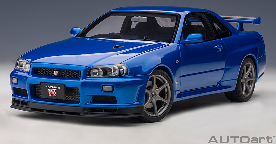 ミニカー】人に翼を。今なお絶大な人気を誇る日産スカイラインGT-R R34