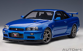 【ミニカー】人に翼を。今なお絶大な人気を誇る日産スカイラインGT-R R34型