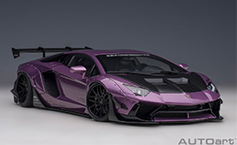 【ミニカー】ランボルギーニ創設30周年限定モデル アヴェンタドール「ディアブロ SE30」。リバティーウォークカスタム仕様