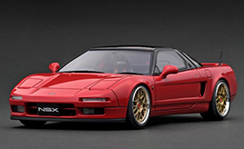 【ミニカー】BBS RG-Rタイプ17インチホイールにローダウン仕様「NSX (NA1)」