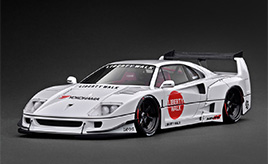 【ミニカー】F40のカスタム仕様　リバティウォークのデモカー「LB-WORKS 40」