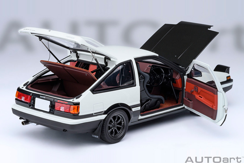 ミニカー】「頭文字D」の“プロジェクトD”スリンタートレノ(AE86 