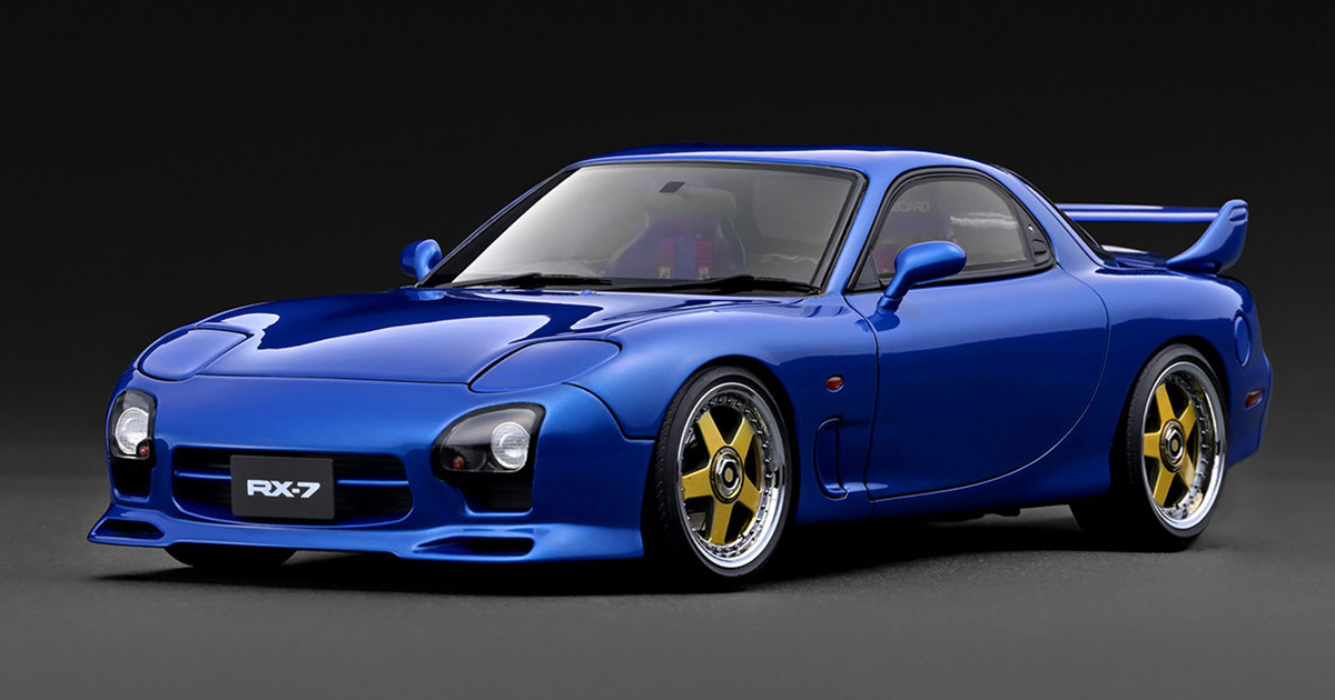 ミニカー】マツダスピードが手掛けた至高のカスタムモデル「RX-7 Mazda