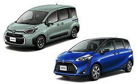 新型シエンタの新旧比較　新型は至るところが正常進化していた