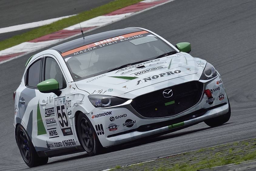 55号車 MAZDA SPIRIT RACING MAZDA2 Bio concept