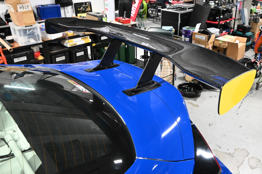 ウェッズスポーツGR86のリアウイング