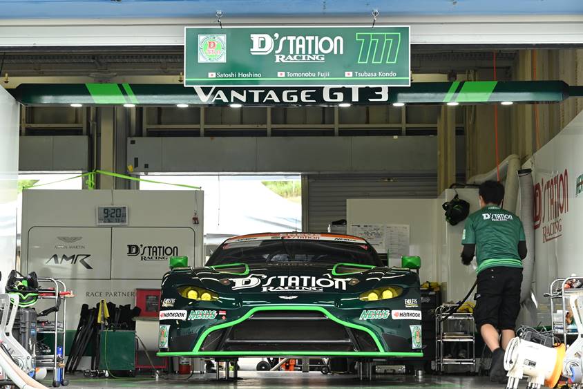 2022スーパー耐久第4戦オートポリス 決勝　777号車　D'station Vantage GT3