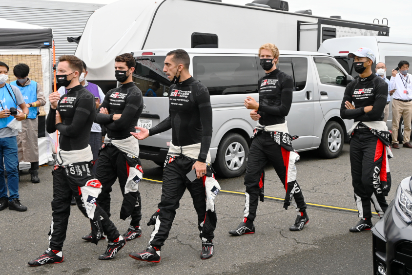 モビリティリゾートもてぎに登場したTOYOTA GAZOO RacingのWECドライバー