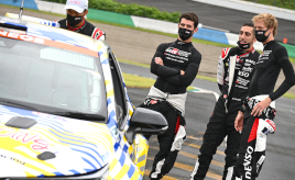 【スーパー耐久第5戦もてぎ】小林可夢偉らトヨタWECドライバーが水素エンジンカローラ＆GRMNヤリスで走った！ ルーキーレ―シングのドライバーとタイムアタックバトル
