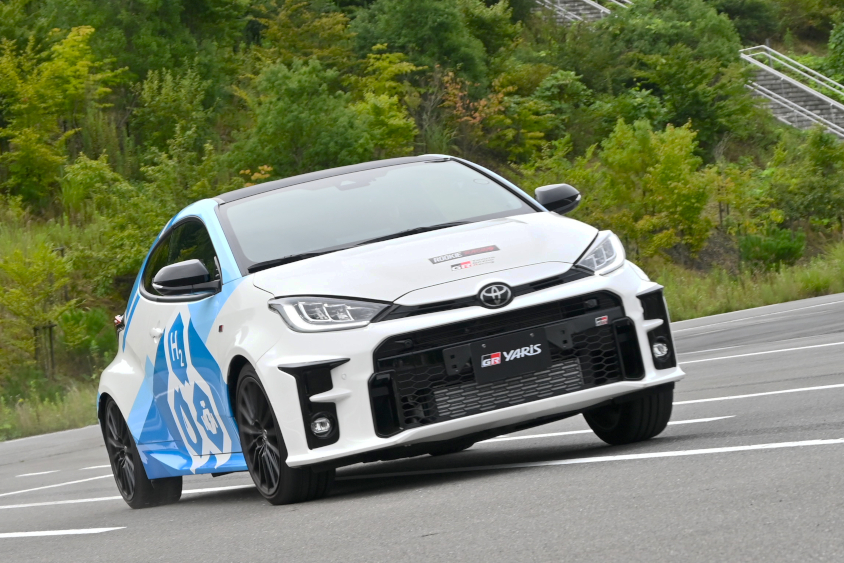 水素エンジンを搭載したGRヤリス