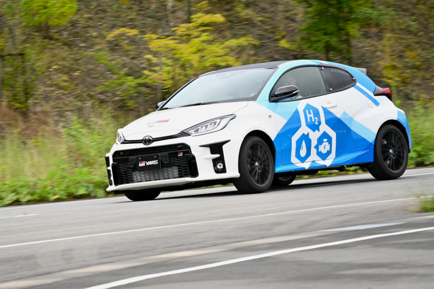 水素エンジンのGRヤリス