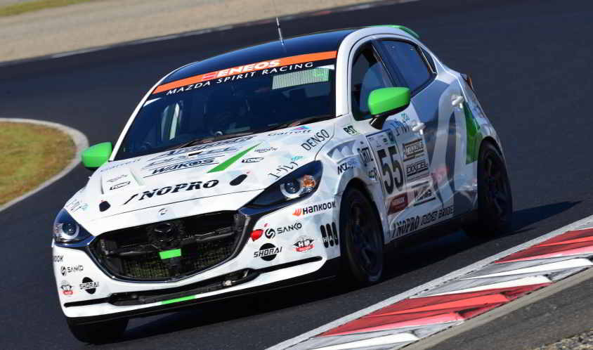 2022スーパー耐久第６戦岡山 ST-Q 55号車(MAZDA SPIRIT RACING MAZDA2 Bio concept)